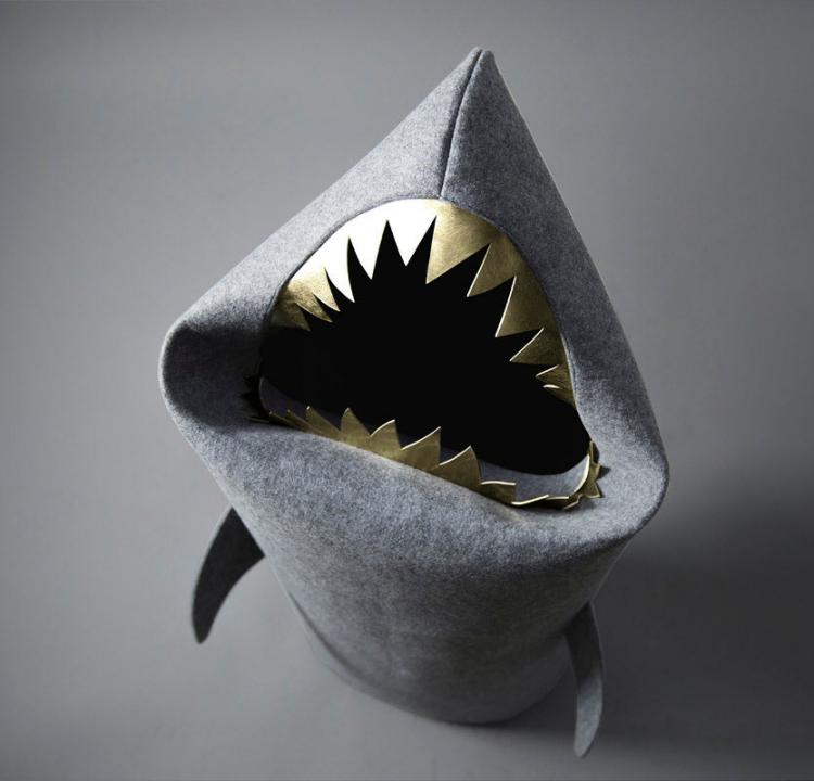 Shark Laundry Hamper - Shark Toy Box