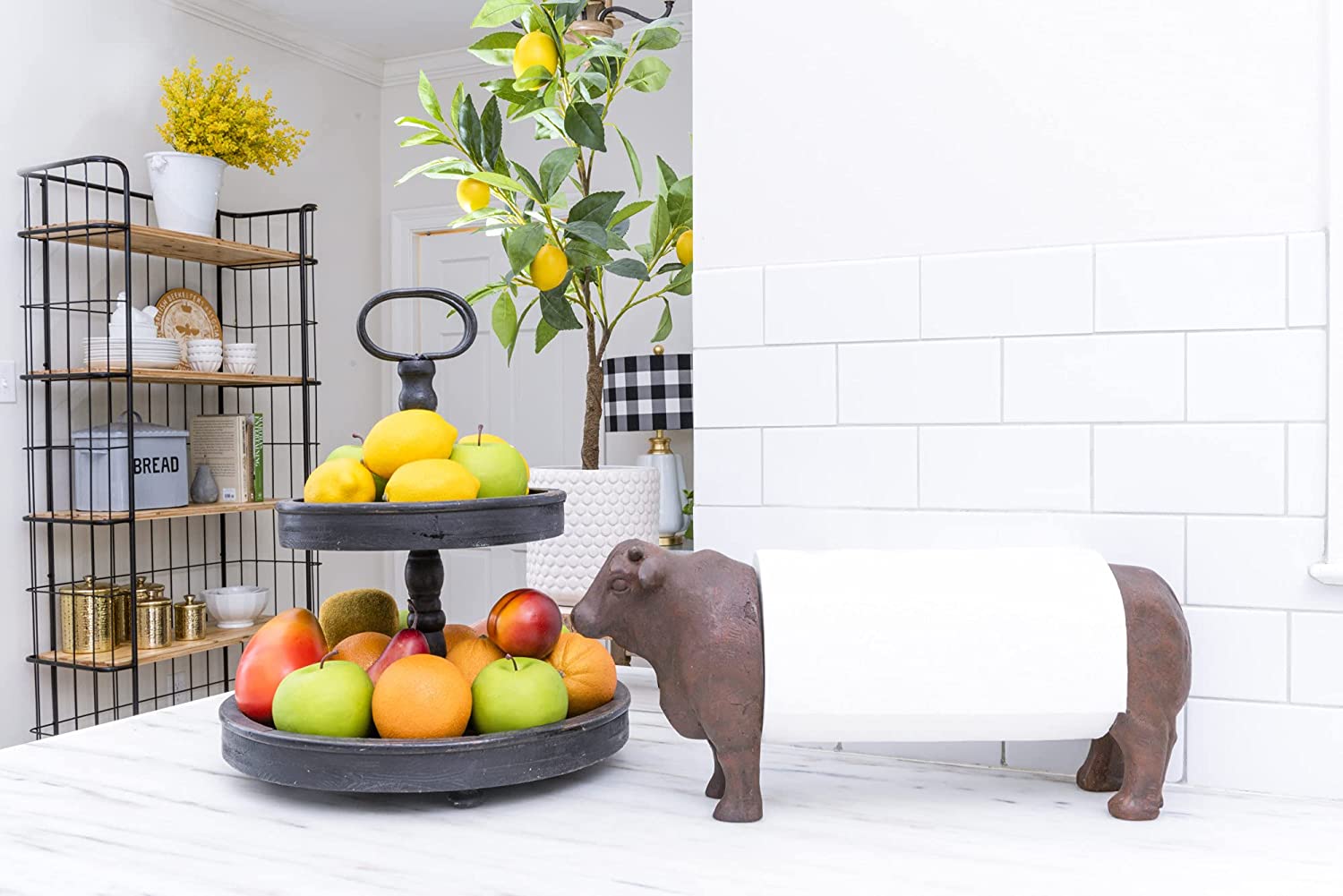 Ox bull paper towel holder