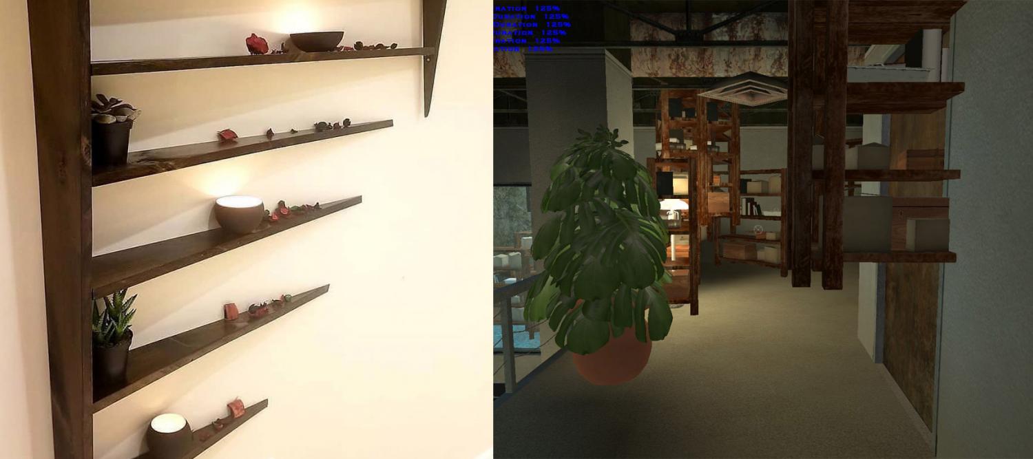 Illusion Shelf Disappearing Into Wall - By Soheil Yousefi