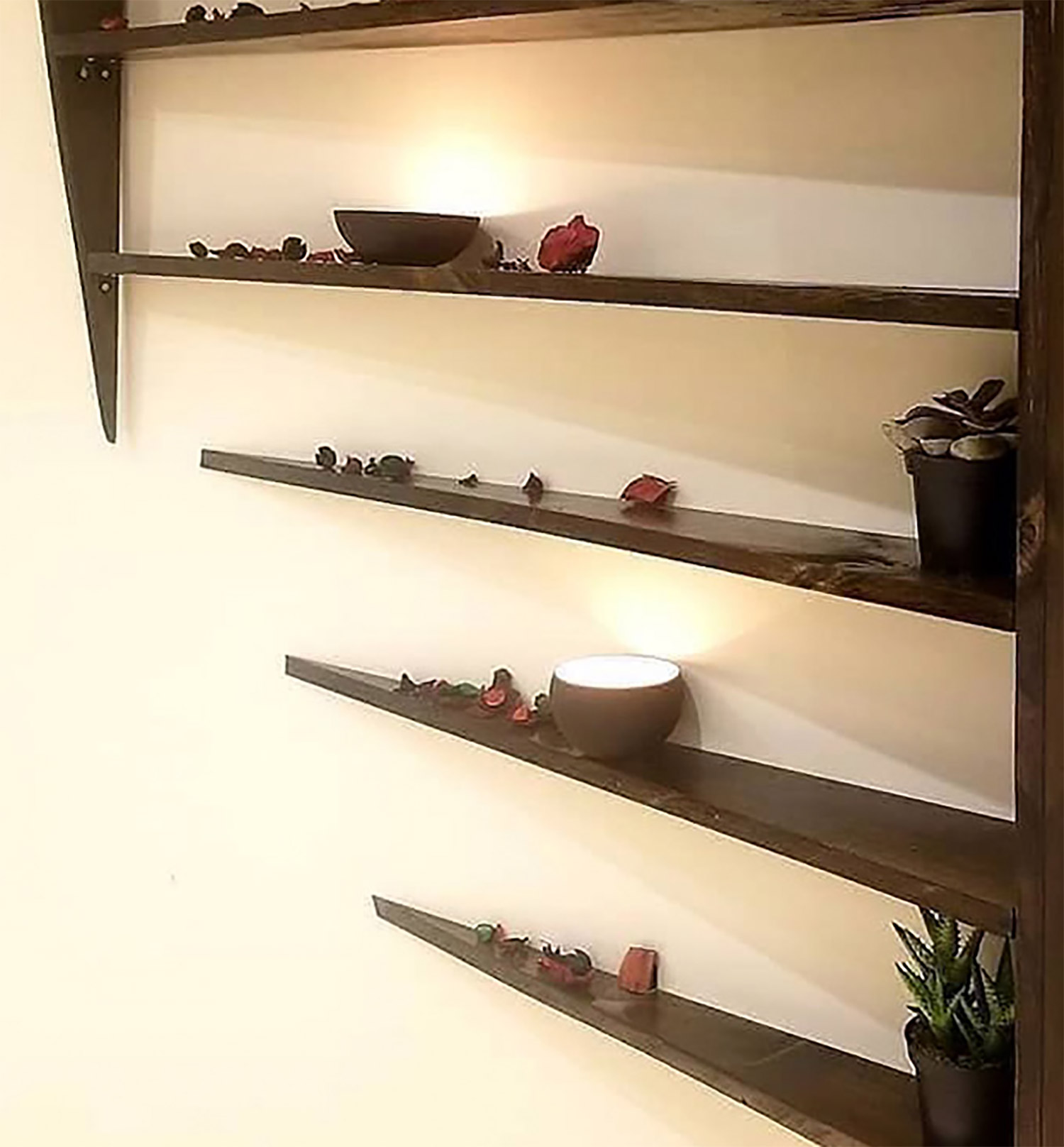 Illusion Shelf Disappearing Into Wall - By Soheil Yousefi
