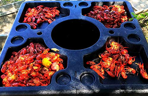 Crawfish or Lobster Table That Connects To Garbage Can