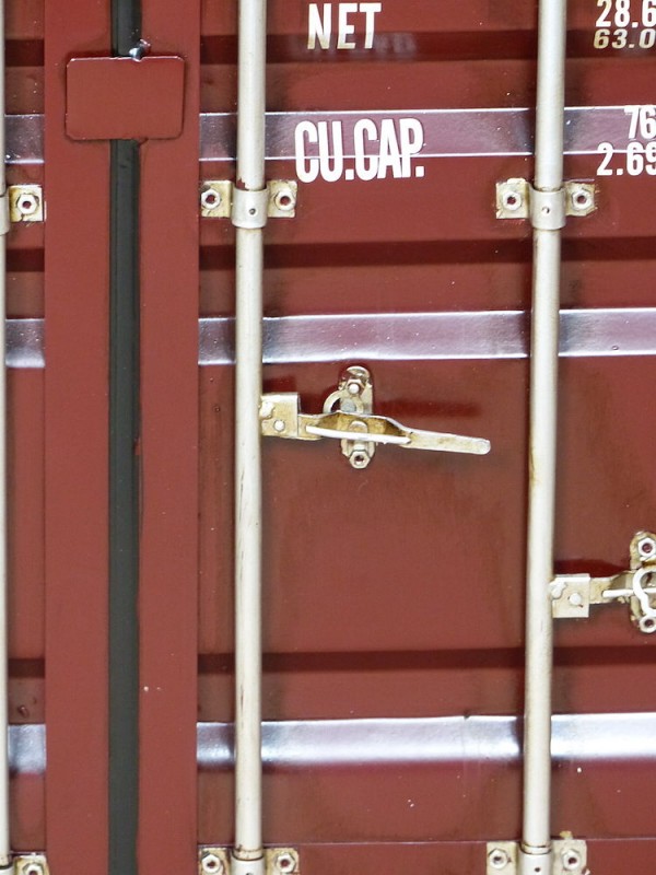 Industrial Shipping Container Storage Cabinet / Side Table