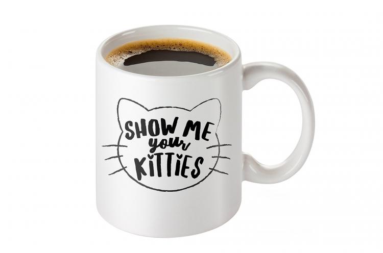 Show Me Your Kitties Coffee Mug