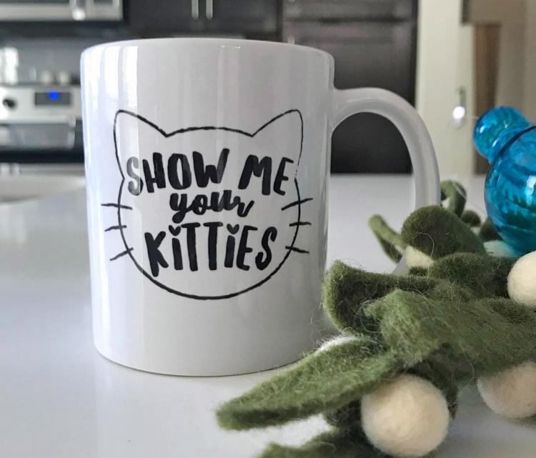 Show Me Your Kitties Coffee Mug