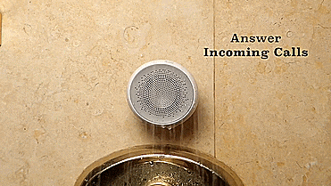 Aud Shower Speaker By iLuv - Bluetooth Suction Cup Shower Speaker Lets You Answer Phone Calls and listen to music