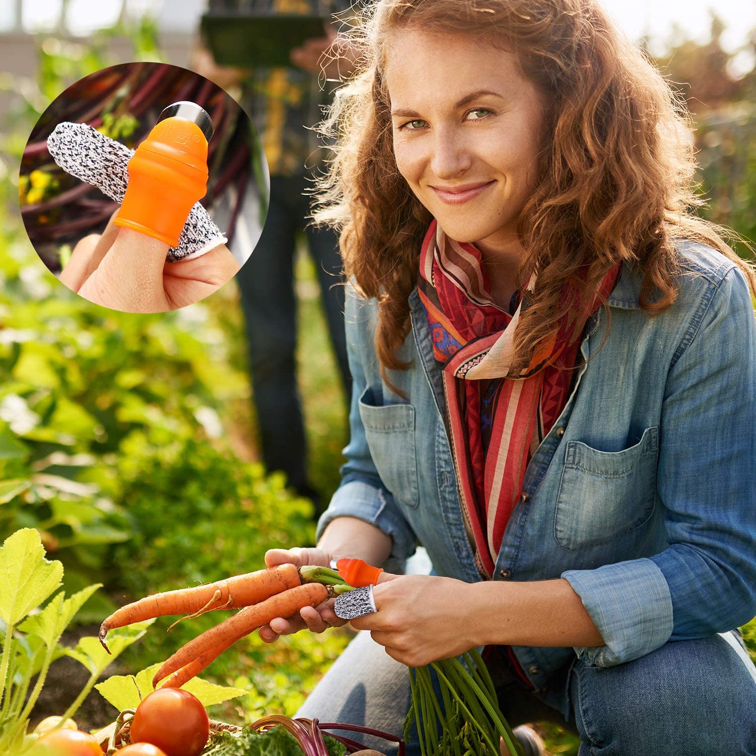 Silicone Thumb Knife - Clever silicone thumb blade gardening and pruning tool