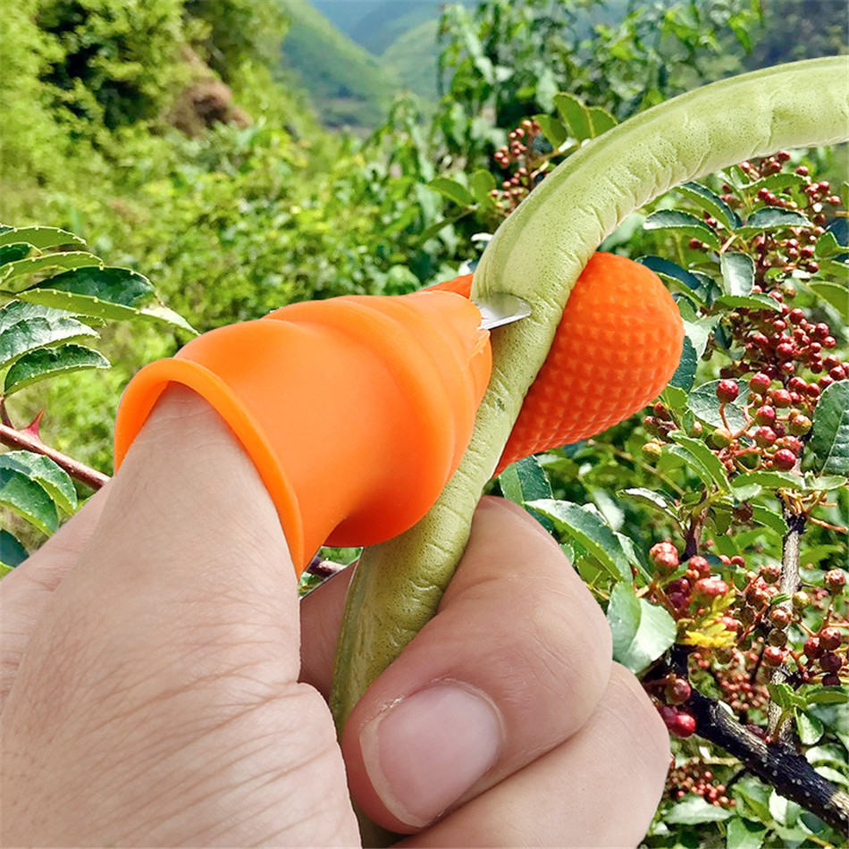 Silicone Thumb Knife - Clever silicone thumb blade gardening and pruning tool