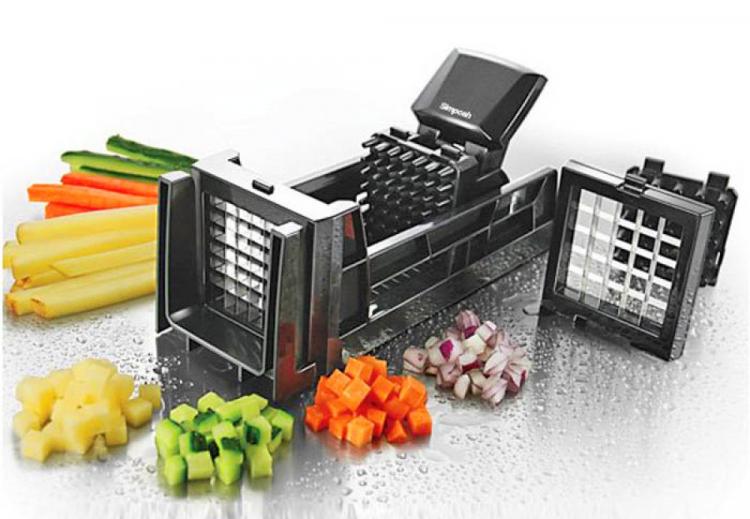 Simposh Easy Food Dicer - Hand Push Pedal Food Dicer - Hand Pump Food Dicer