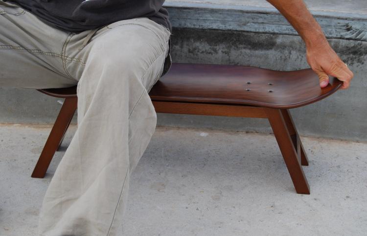 skateboard stool