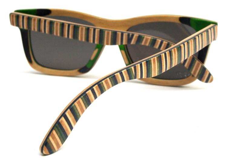 Sunglasses Made from Recycled Skateboard Deck