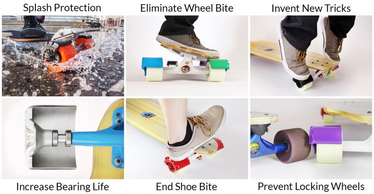 Longboard Wheel Shields
