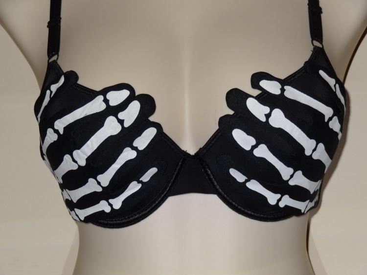 Skeleton Hands Bra Halloween Costume - funny Halloween bra costume