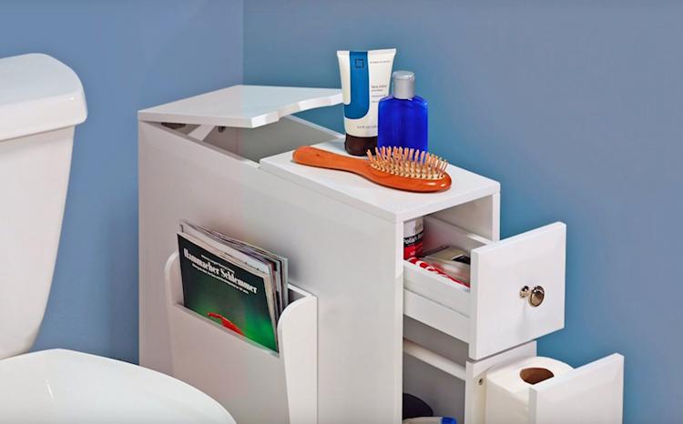Skinny Bathroom Organizer For Small Bathrooms - Tight Space Bathroom Organizer