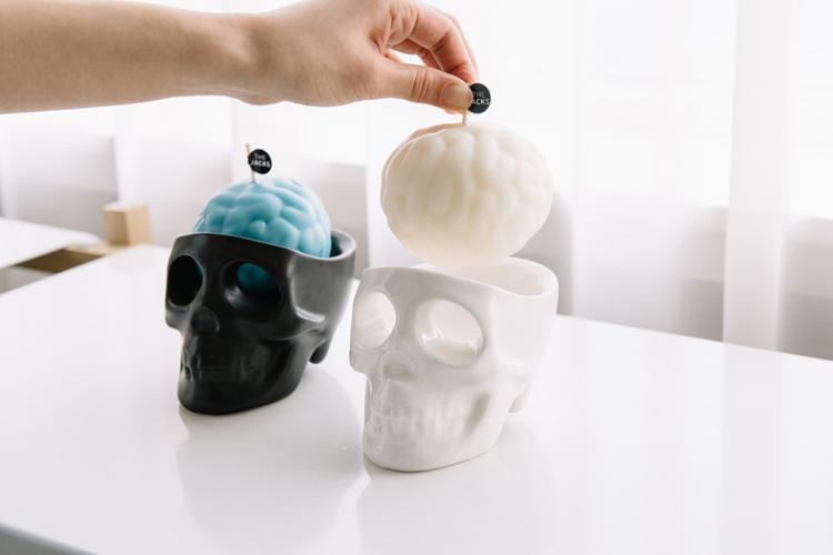 Crying Skull Candles