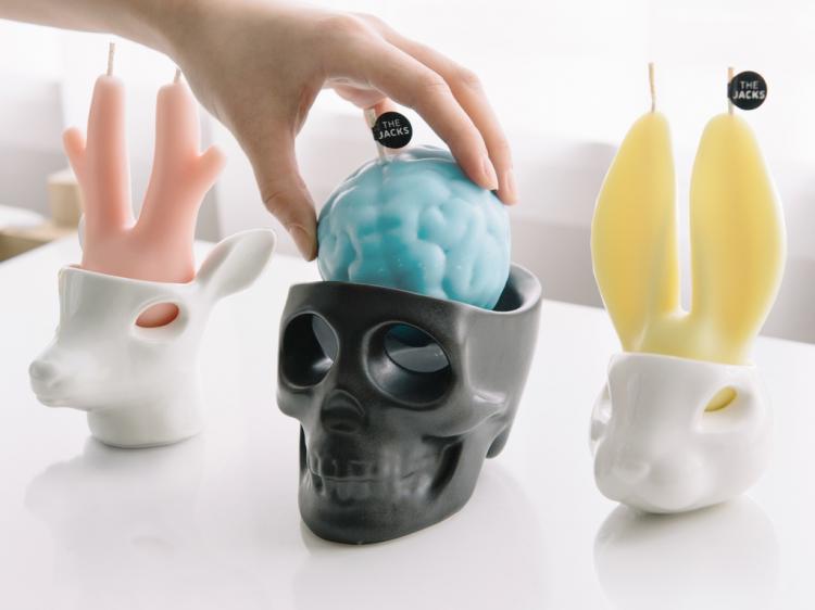 Crying Skull Candles