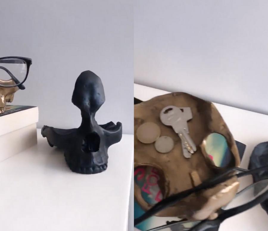 Skull Glasses Holder