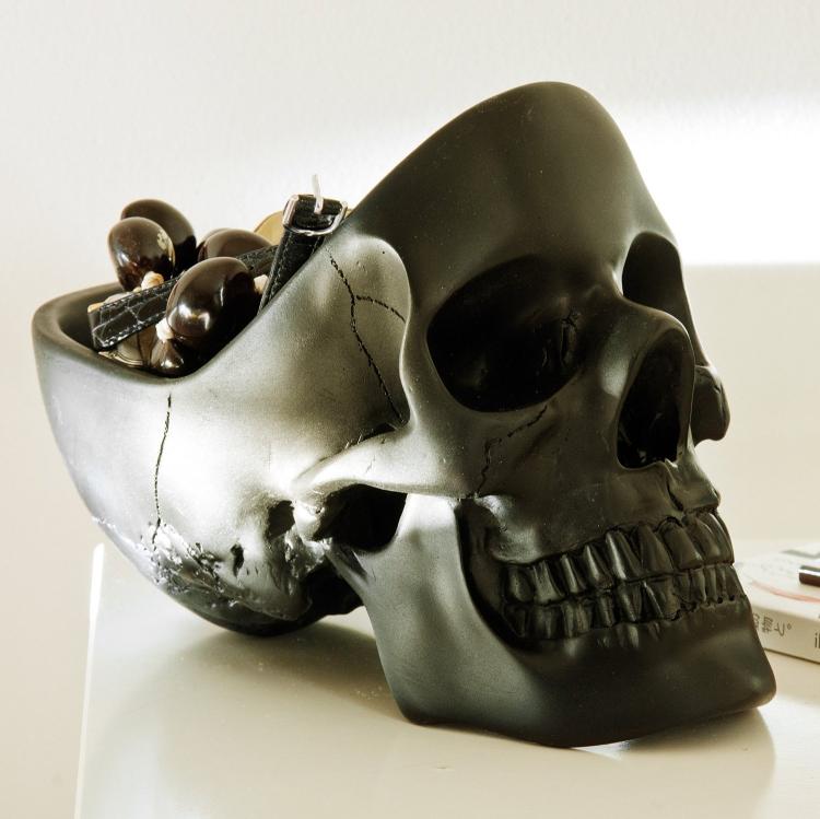 Skull Shaped Desk Tidy