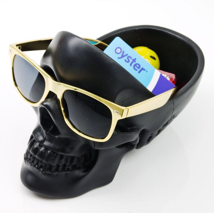 Skull Shaped Desk Tidy