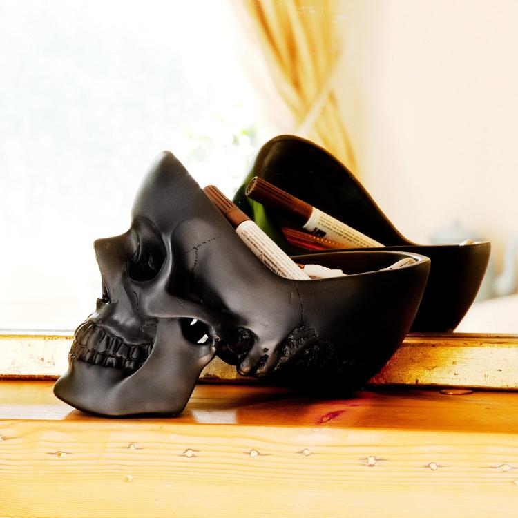 Skull Shaped Desk Tidy