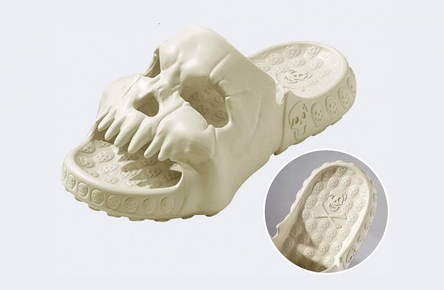 Skull Shaped Slide Sandals