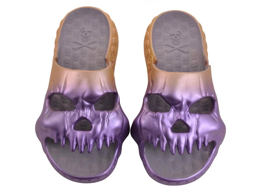 Skull Shaped Slide Sandals