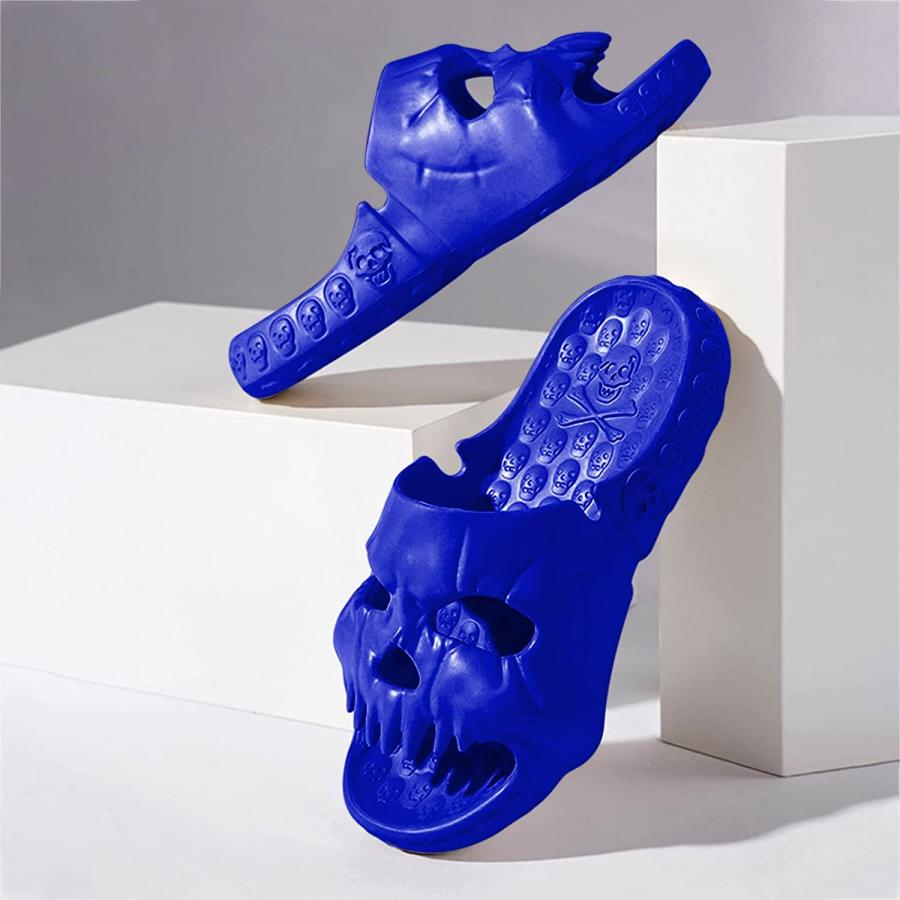 Skull Shaped Slide Sandals