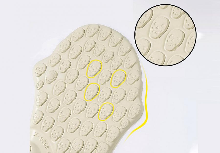 Skull Shaped Slide SandalsSkull Shaped Slide Sandals