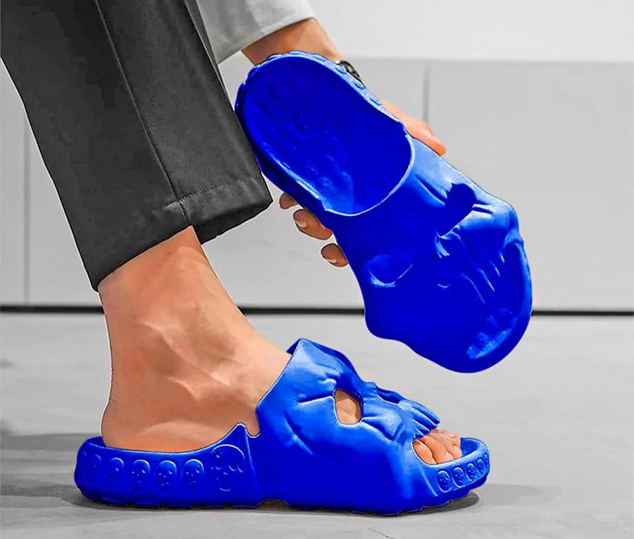 Skull Shaped Slide Sandals