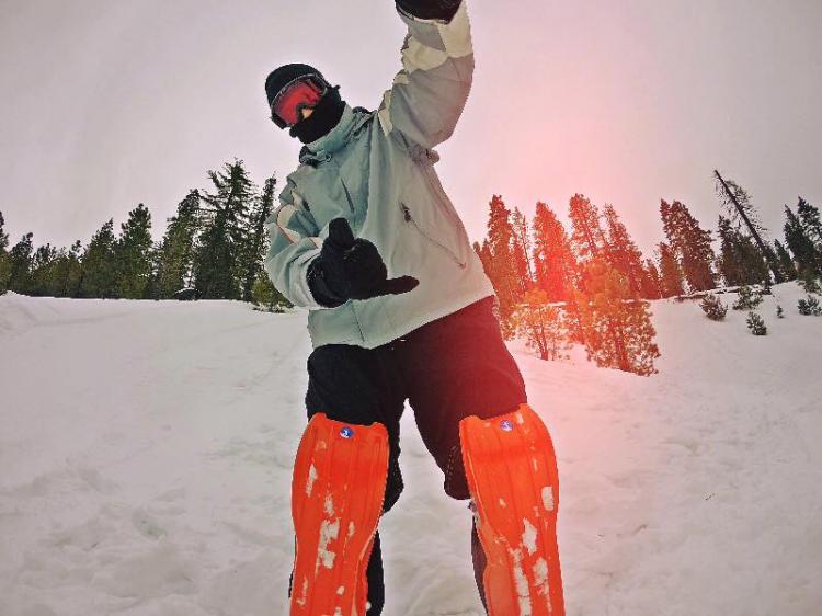 Sled Legs - Mini Sleds On Your Legs