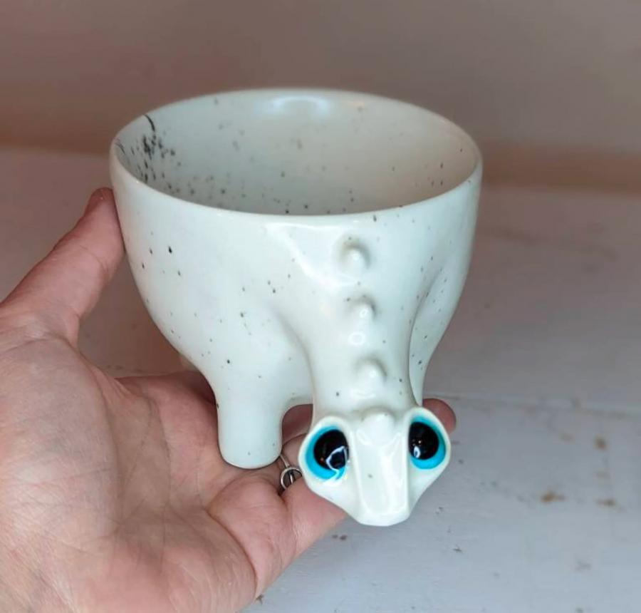 3D Dinosaur shaped coffee mug