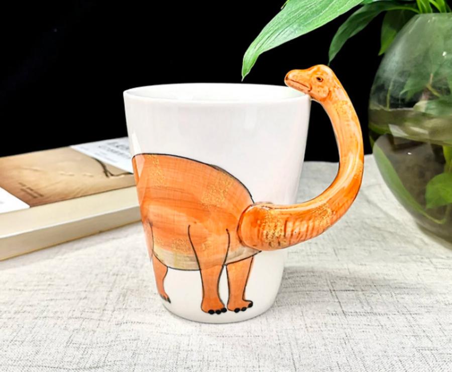 3D Dinosaur shaped coffee mug