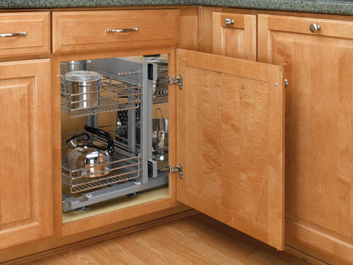 Rev-a-Shelf Blind Corner Cabinet Slide-out system - pull-out blind corner cabinet bins - 5psp cabinet slide-out