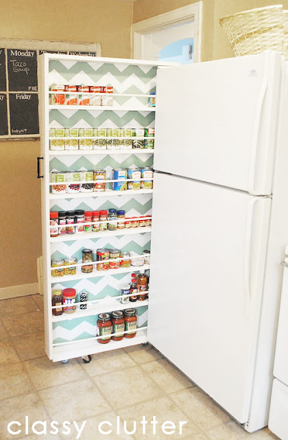 DIY Super-Thin Slide-Out Pantry - 6 Inch Pantry