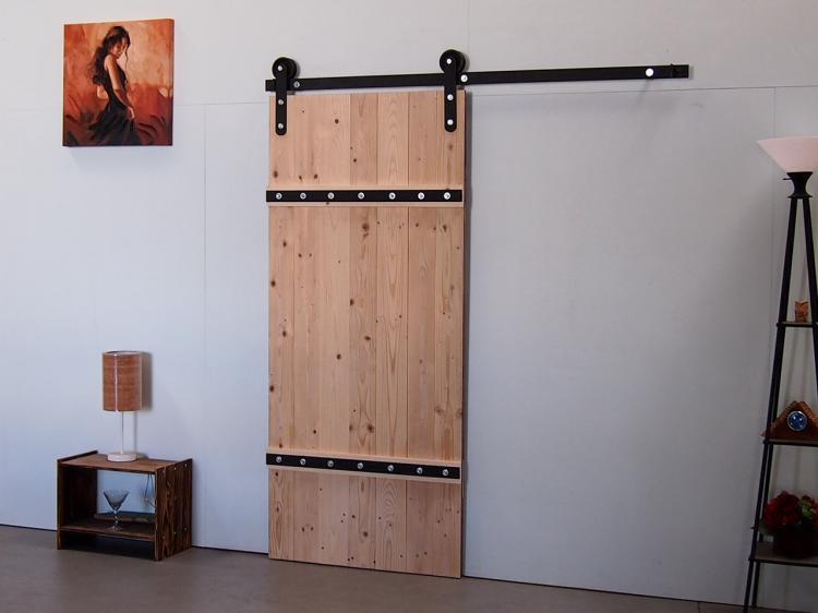 Sliding Single Barn Door Kit - Wood