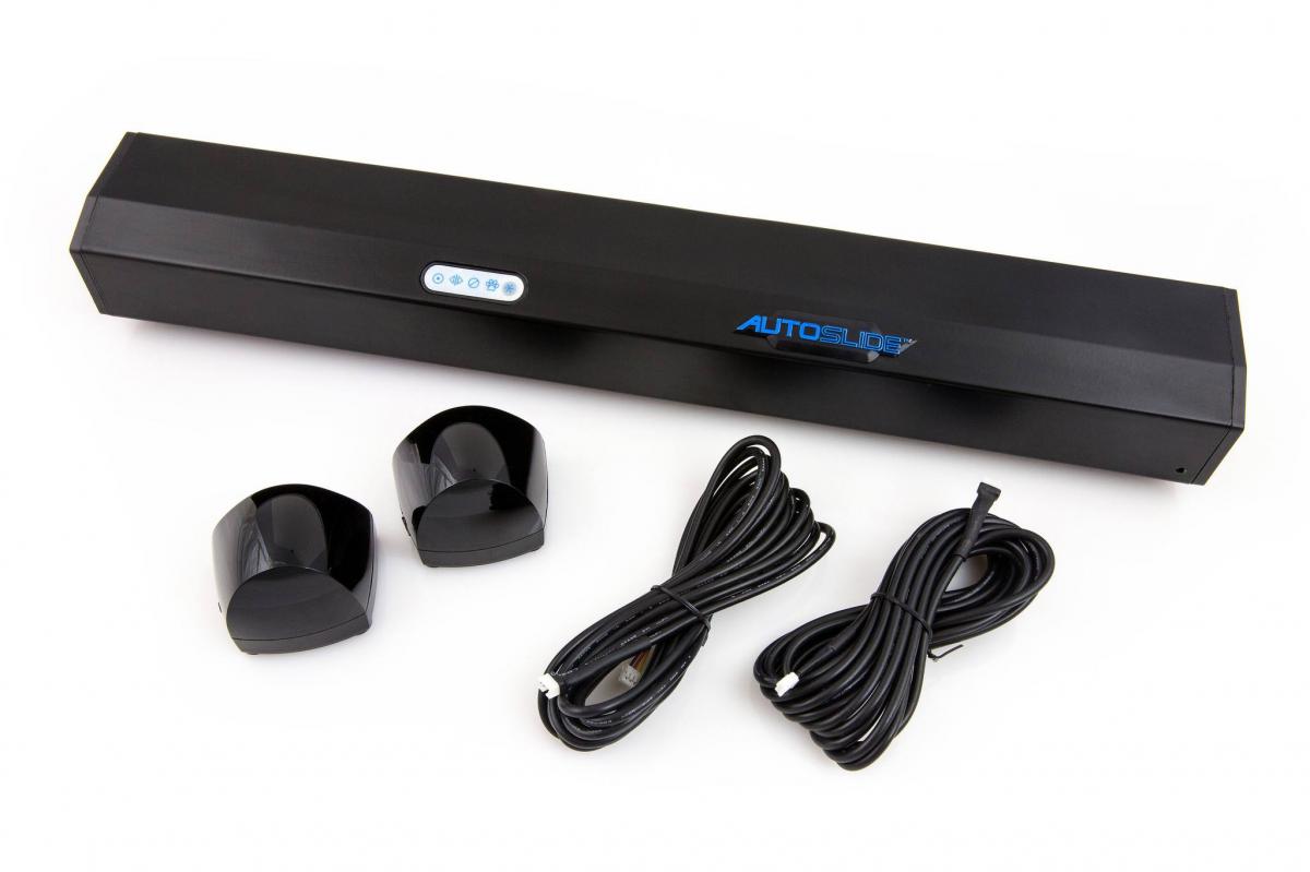 AutoSlide Automatic Sliding Glass Door Opener For Dogs - Dog collar sensor door opener