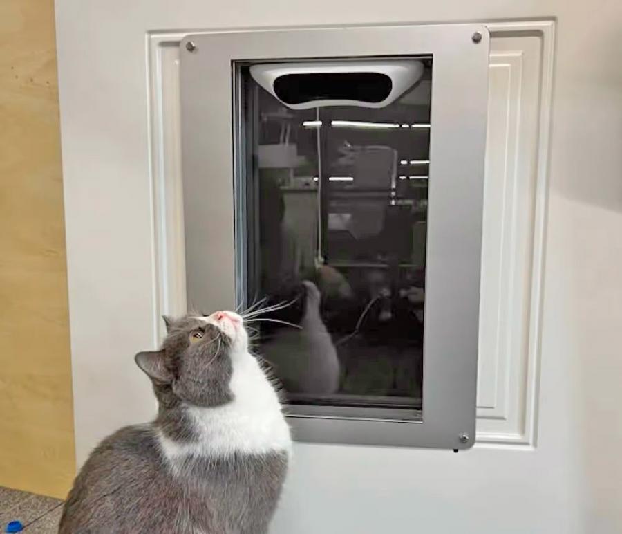 Petvation Smart Automatic AI Doggie Door With Facial Recognition