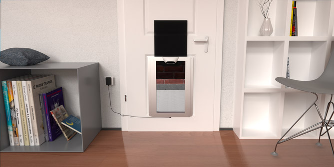 Petvation Smart Automatic AI Doggie Door With Facial Recognition
