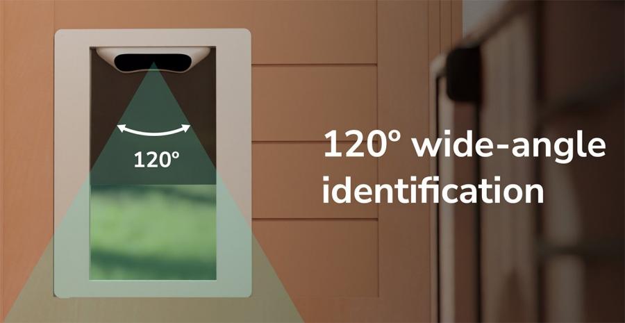 Petvation Smart Automatic AI Doggie Door With Facial Recognition