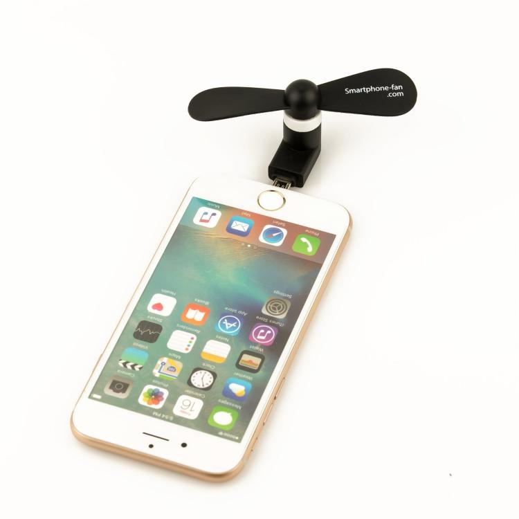 Smart Phone Fan Attachment - Android Blowing Fan - iPhone Blowing Hair For Selfies