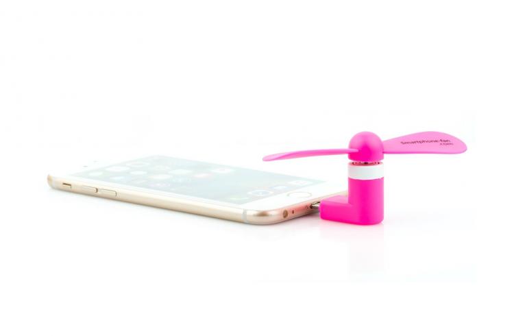 Smart Phone Fan Attachment - Android Blowing Fan - iPhone Blowing Hair For Selfies
