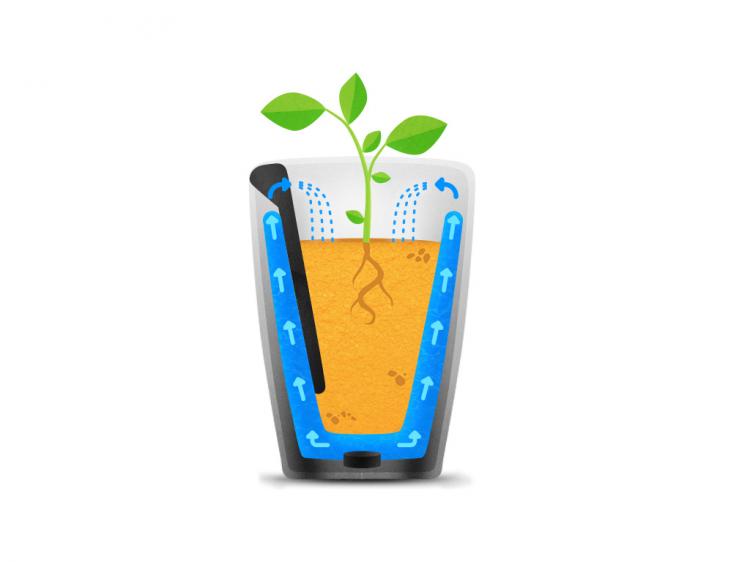 Parrot Smart Watering Pot - Automatic Plant Watering Pot - Smart Phone Plant Pot