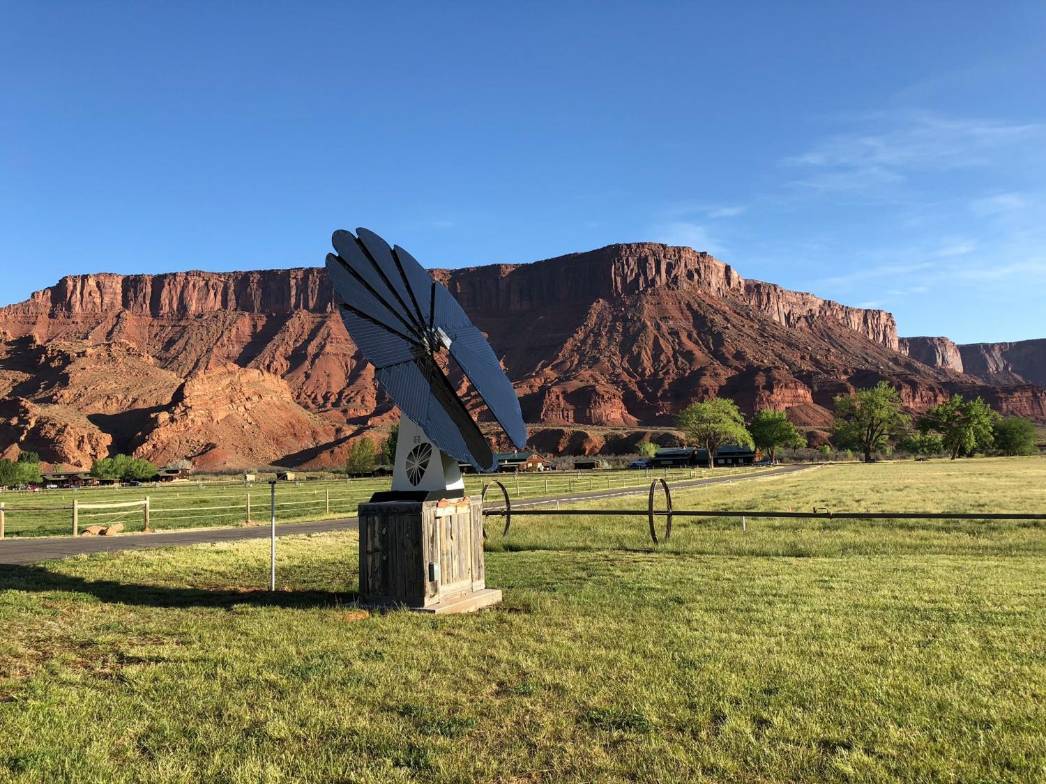 Sun-Tracking Smart Flower Shaped Solar Power Solution - Solar Tree