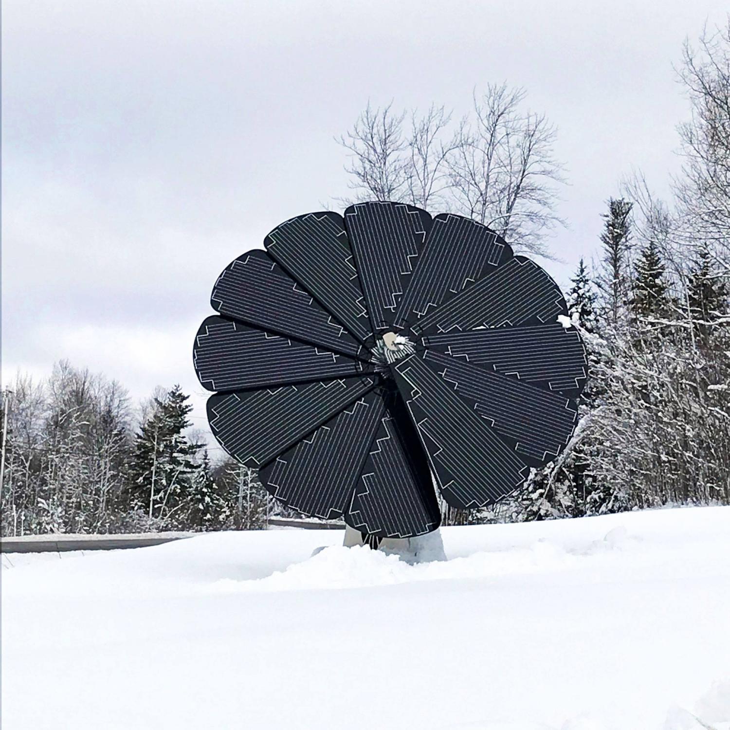 Sun-Tracking Smart Flower Shaped Solar Power Solution - Solar Tree