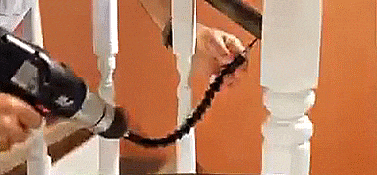Snake Bit Drill Bit - Flexible Drill Bit Adapter - Snake Bit Curves Into Tight Corners and Awkward Spots