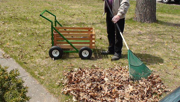 Snow Bully Wheeled Snow Pusher - Manual Snow Plow