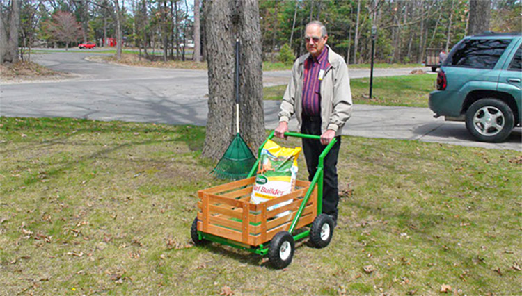 Snow Bully Wheeled Snow Pusher - Manual Snow Plow
