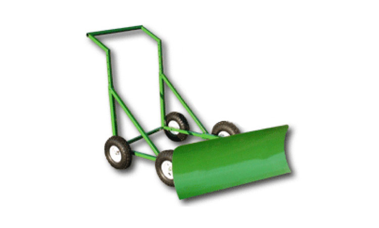Snow Bully Wheeled Snow Pusher - Manual Snow Plow