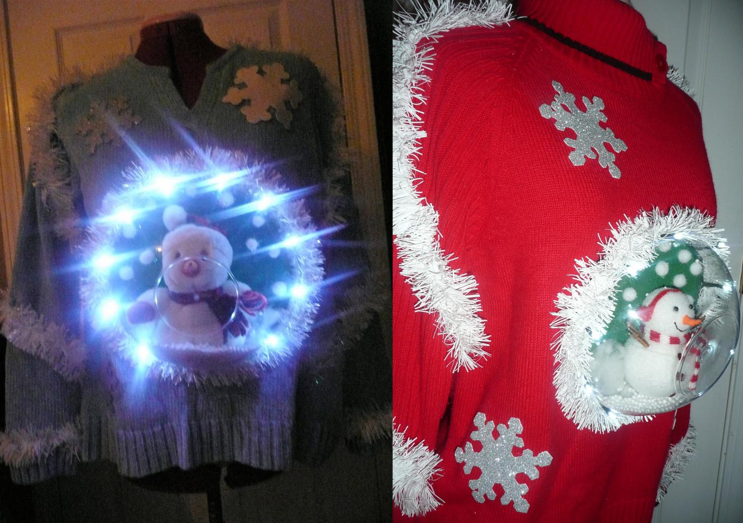 Snow Globe Ugly Christmas Sweater