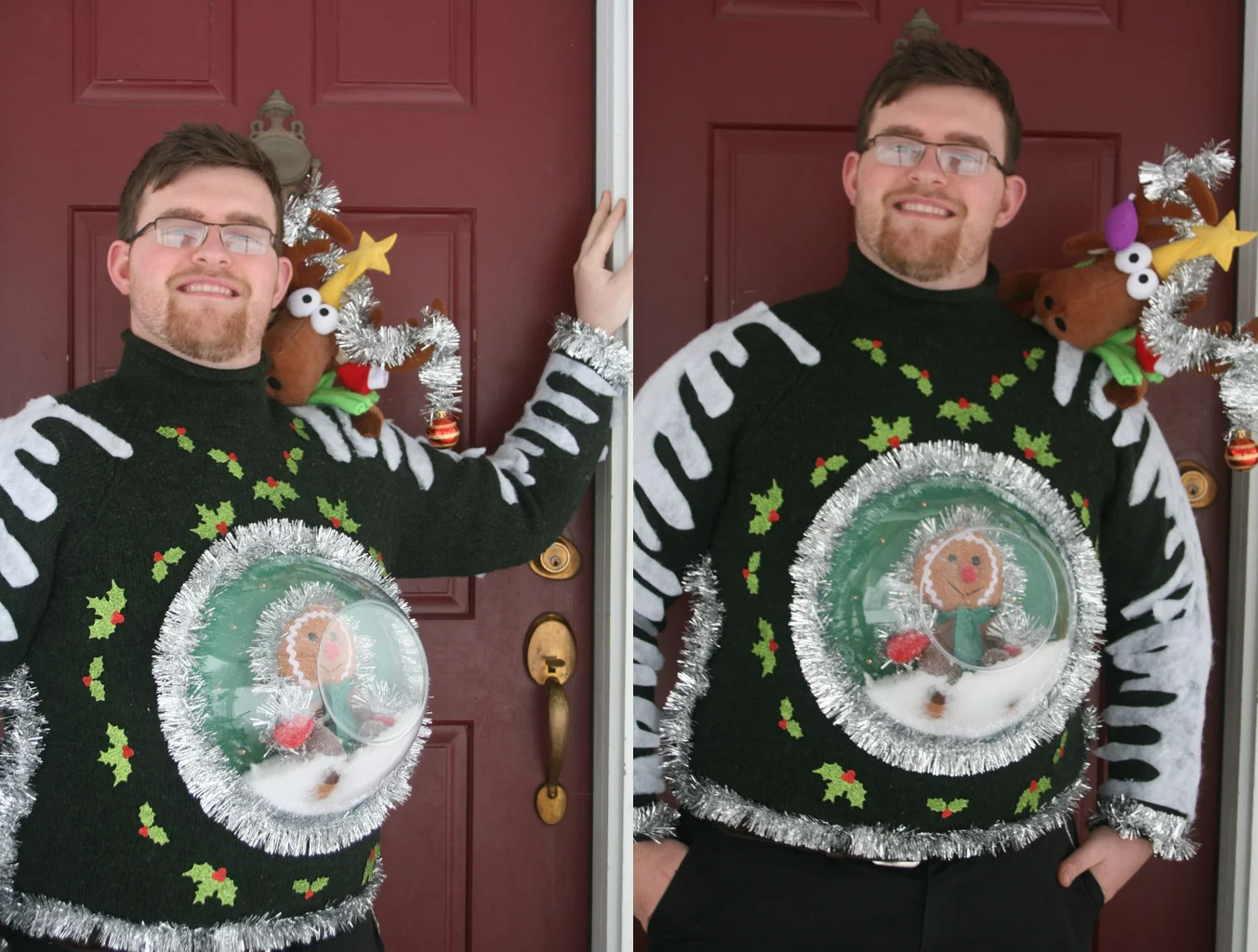 Snow Globe Ugly Christmas Sweater