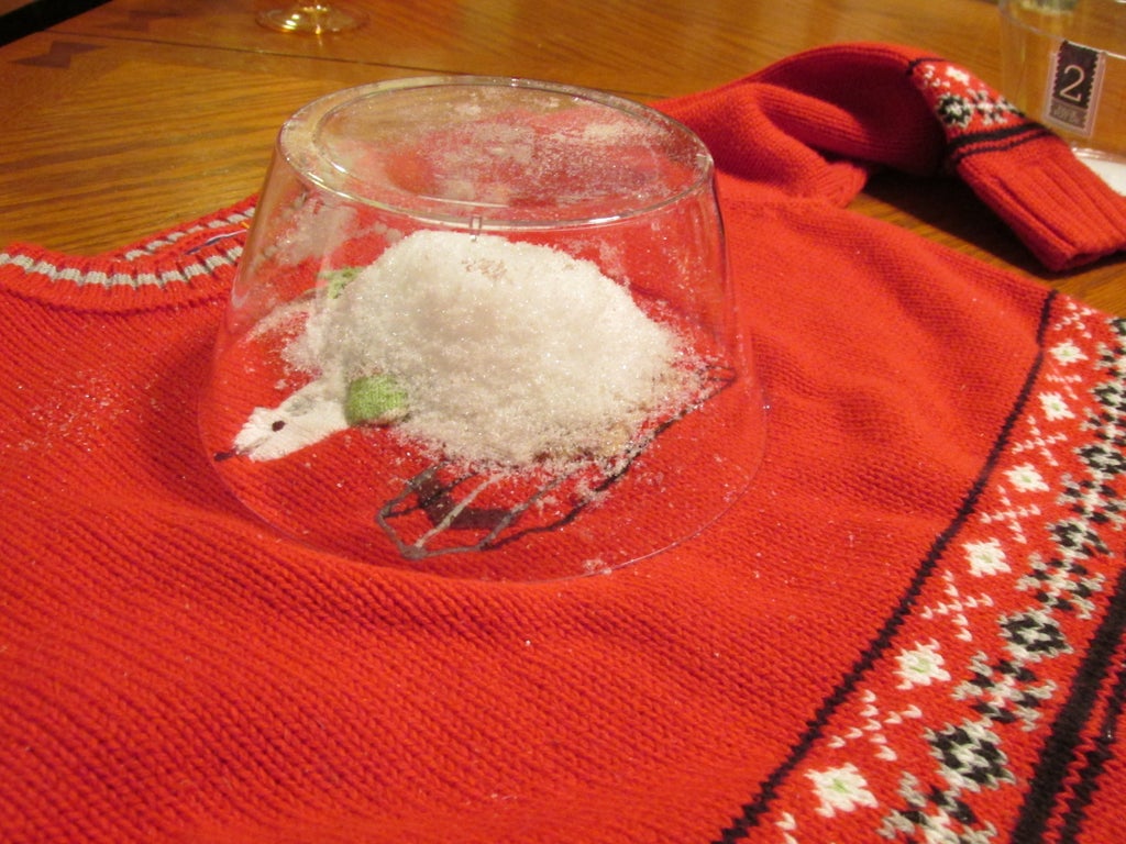 Snow Globe Ugly Christmas Sweater For Dogs - Dog ugly sweater